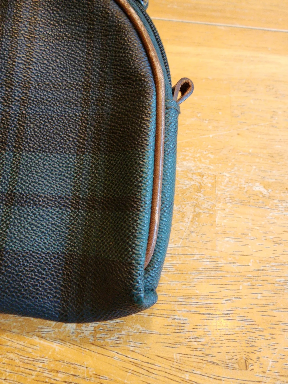 vintage Polo Ralph Lauren Black Watch tartan plaid cosmetic pouch
